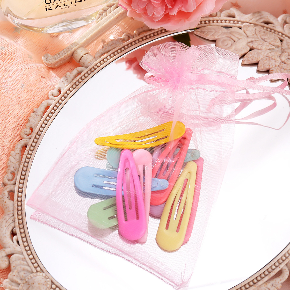 الكورية أزياء بسيطة الحلوى اللون دبوس display picture 4