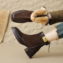 ��Ƥëһ�w�ָ����^�R��ѥŮ����Ƥ+ţ���Ӻ�ů�߸�ѩ��ѥ��ѥ