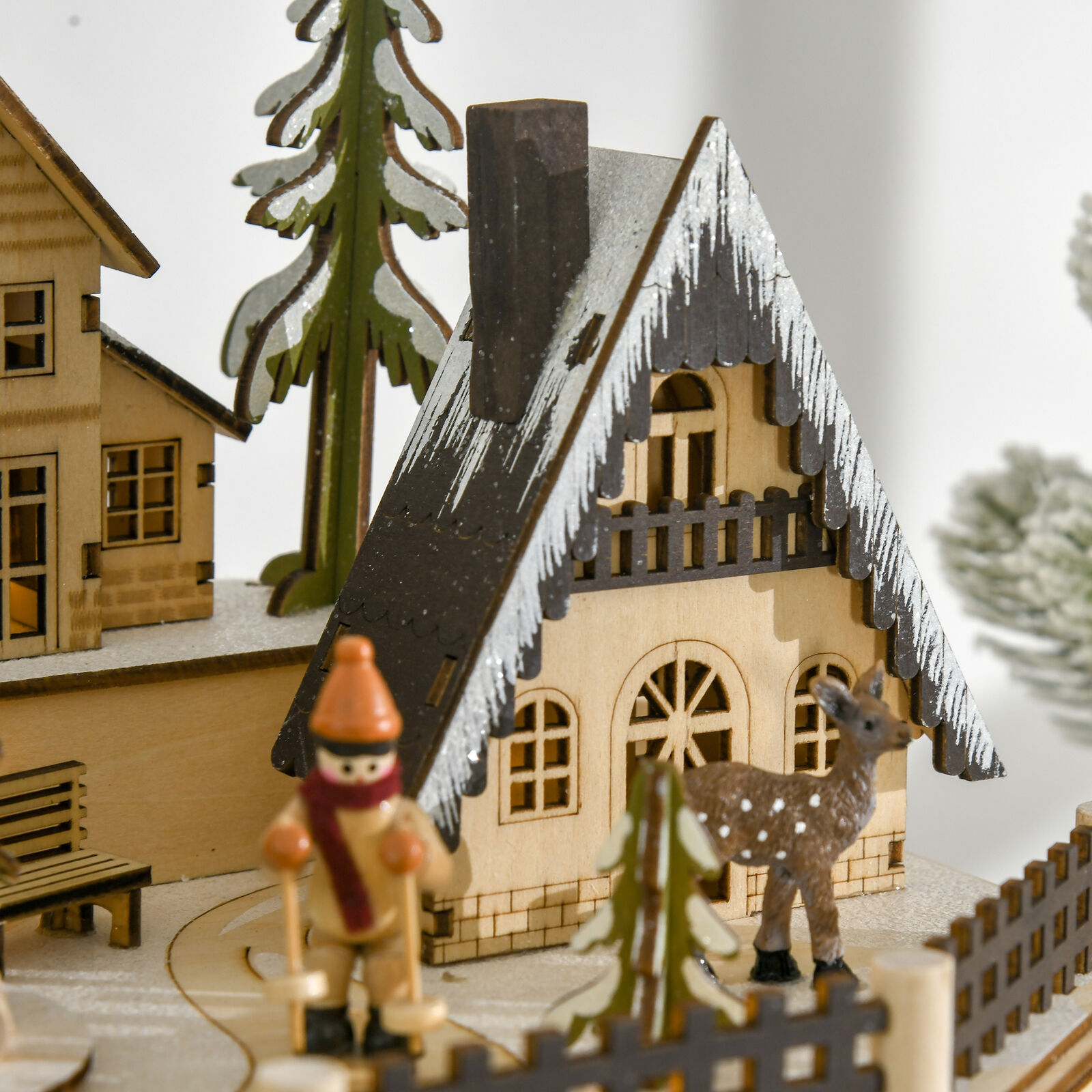 3328g Weight Calendar ornaments Event & Party Supplies 1 Piece Quantity Party, Festival Occasion Wood Material Christmas Festival Christmas House, Christmas Tree Pattern Retro, Classic Style Style Christmas Retro Classic Style Christmas House Christmas Tree Wood Party Festival Calendar Ornaments Decorations Table Decoration 6