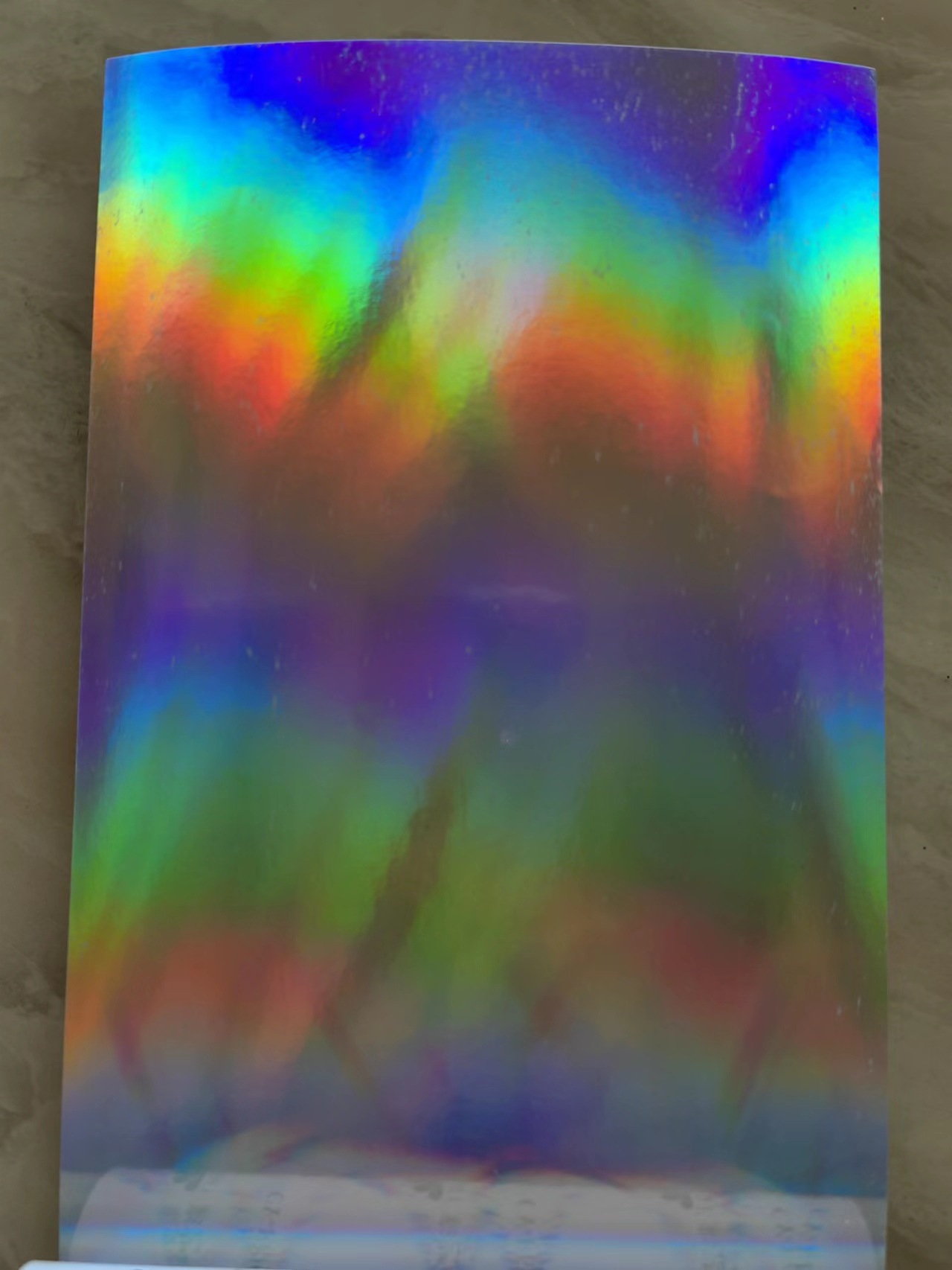 【彩艺镭射】大量现货销售幻彩\防刮花\专版透明\PVC镭射膜