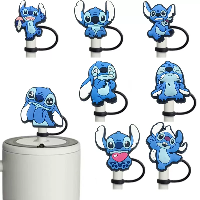 新款史迪仔鞋配件鞋扣 可爱卡通吸管帽防尘套diy鞋装饰洞洞鞋鞋花