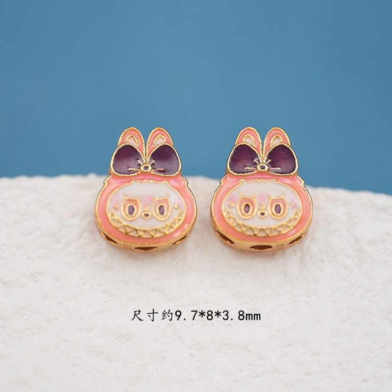 S925 シルバーメッキ 24K ラブブブブレスレットネックレスストリング DIY アクセサリー手作りビーズ半完成品|undefined
