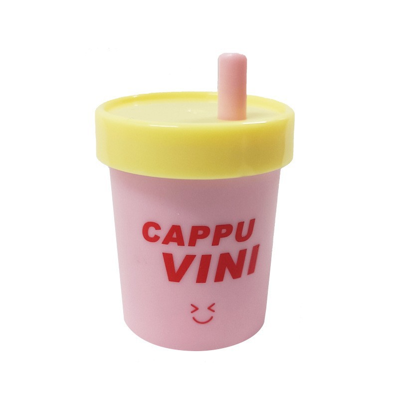 Cappuvini Taotao paja taza labio congelado agua luz hidratante espejo color sólido lápiz labial miel lápiz labial brillo labial