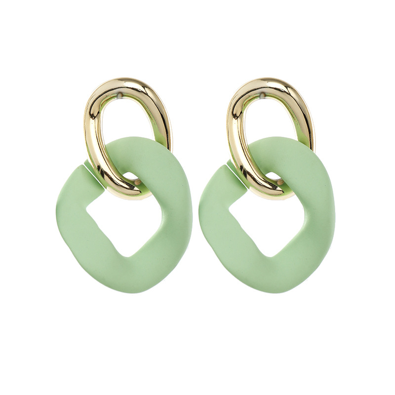 Simple Retro Double Circle Earrings display picture 11