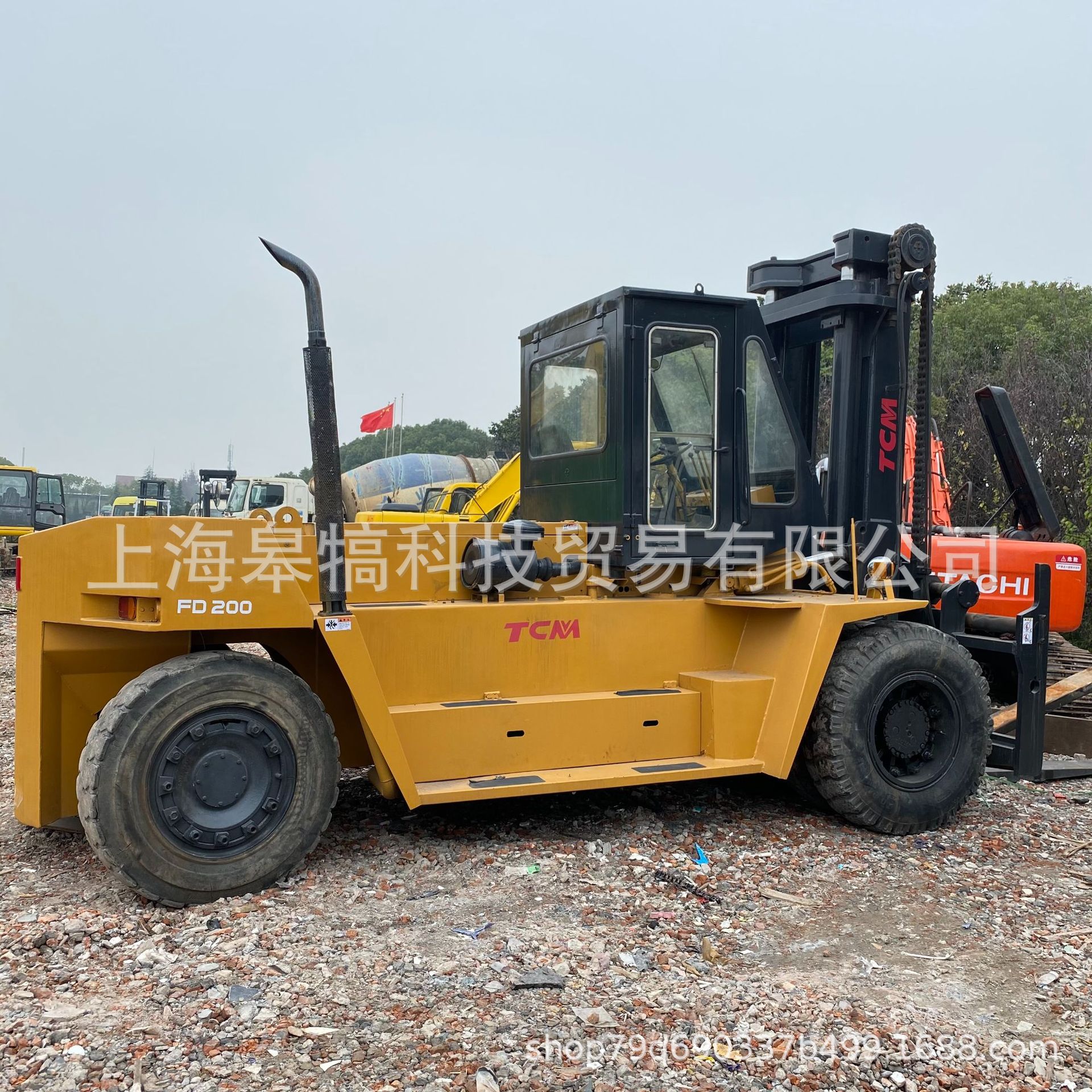 TCM20吨叉车 日本原装20吨大型叉车 二手叉车柴油 铲车出口