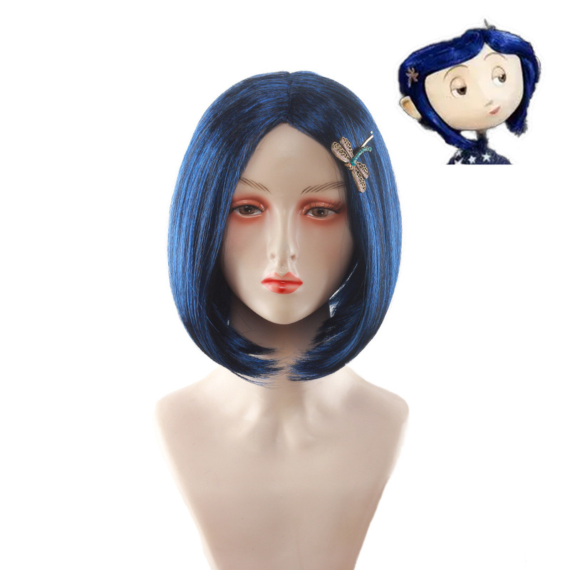 European and American Film Ghost Mother Caroline Cosplay Wig Halloween Christmas Party Wig