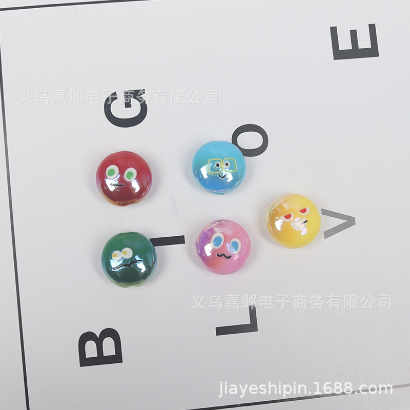 五月天手工贴表情珠diy亚克力串珠材料手项手机配件mayday|undefined