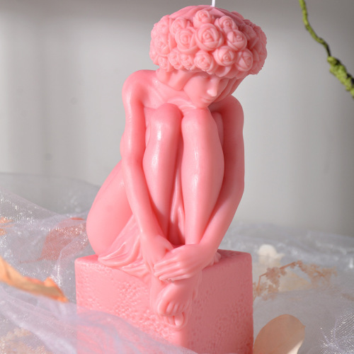 Sanxin Valentine's Day Aroma Candle Silicone Mold, Handmade Creative Wedding Favors & Gypsum Decorative Molds