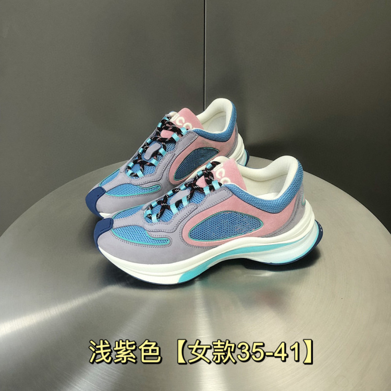GG家Runスポーツシューズ女性ランニングシューズ2024年モデル軽量厚い底カジュアルお父さん靴男性カップルモデル女性靴|undefined