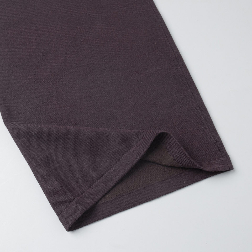 Bộ cardigan dệt kim nữ tay dài dáng ôm kèm quần dài cạp thấp — Màu xanh hải quân, màu sô cô la, màu xám đậm, quả mơ chi tiết 21
