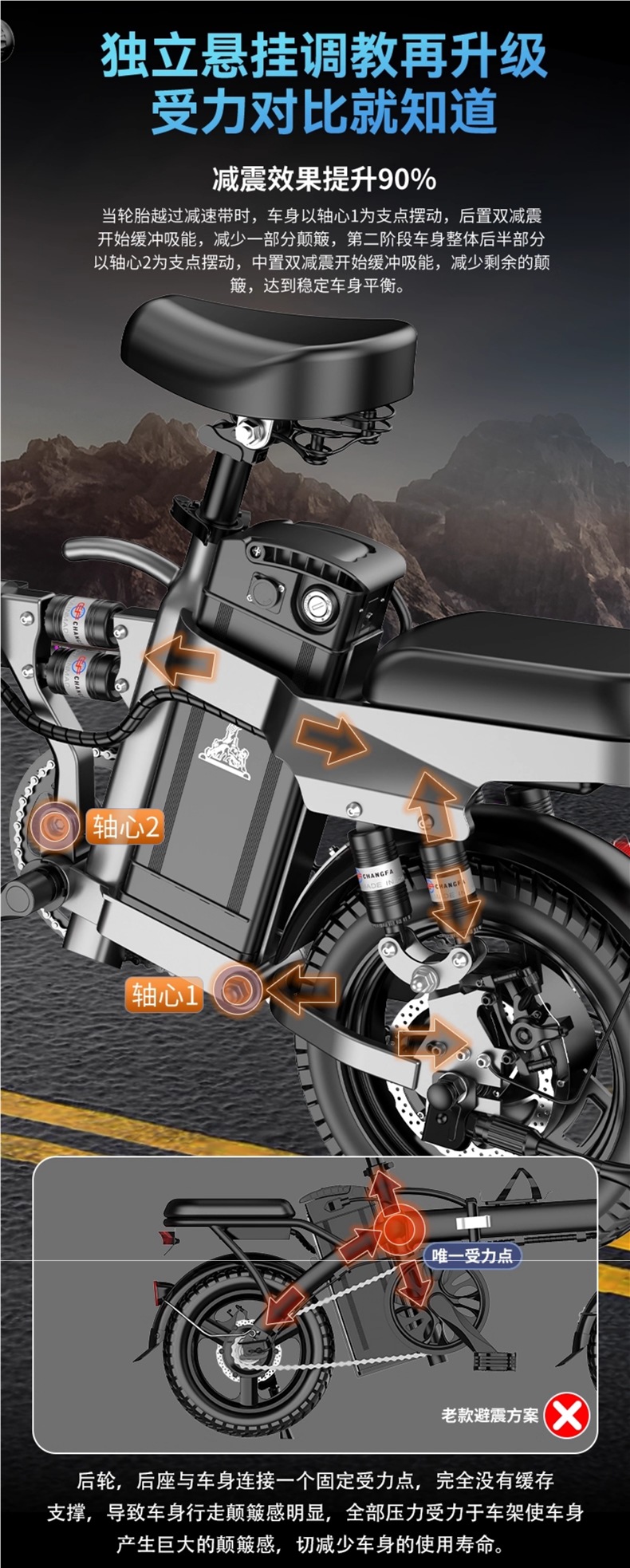Folding Electric Bicycle, Ultra-Light Portable E-Bike