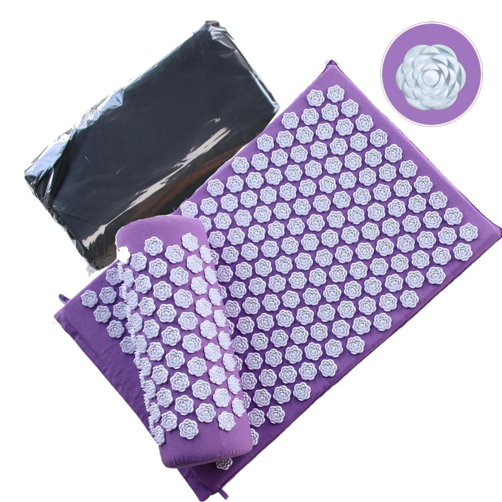 Factory direct OEM acupuncture mat acupuncture mat acupuncture yoga mat three-piece Acupressure Mat customization