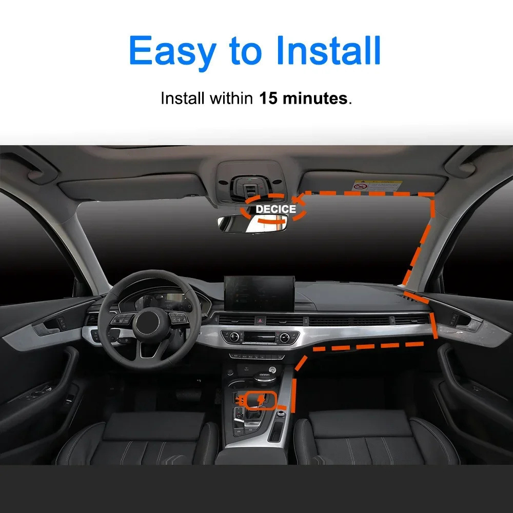 Cross-Border 4K Driving Recorder Front and Rear Dual Camera Wifi Ultra-High Definition Night Vision 24H Parking Monitoring Gps Reversing Image
