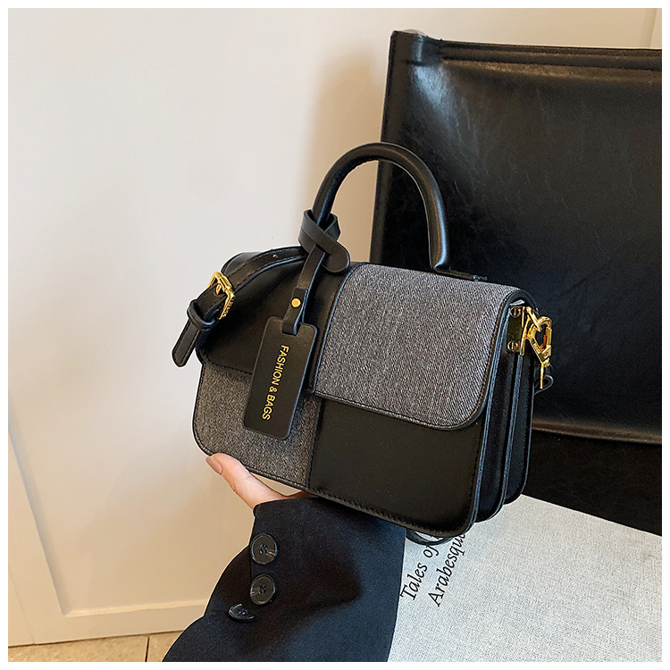 Maillard Splicing Handbag for Women 2024 New Style, with Unique Texture and a Stylish Crossbody Bag Design_voghion.com