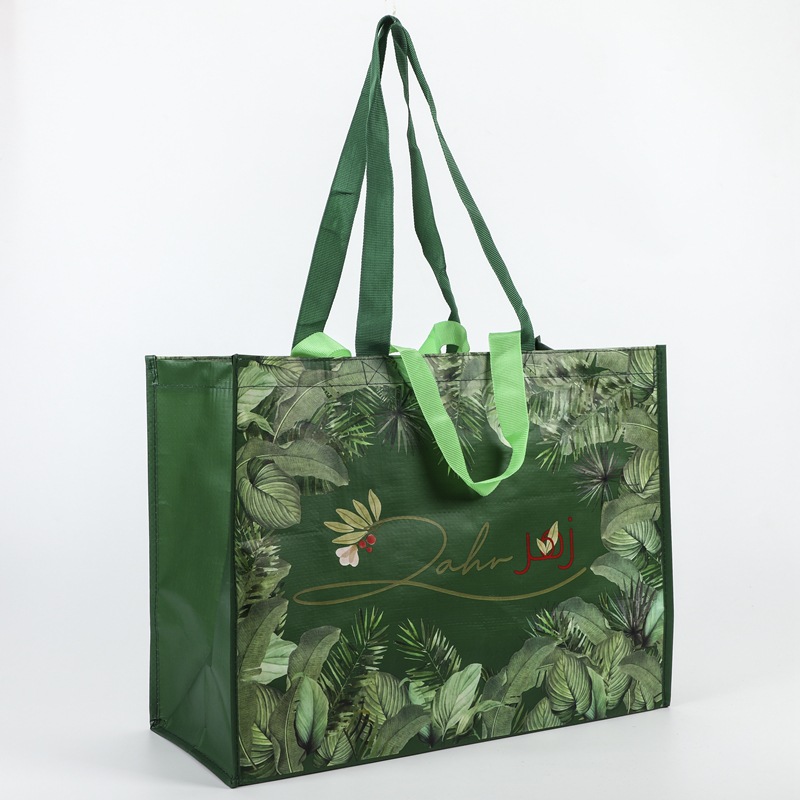 手提提花PP塑料编织袋覆膜淋膜宣传船型宜家购物蛇皮袋袋装子