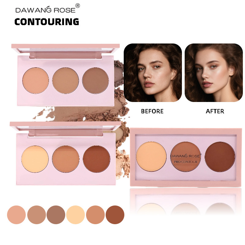 Universal Makeup Palette - Highlighter Matte & Side Contour Concealer And Shadow Beauty Cosmetics Set For All Skin Types_voghion.com