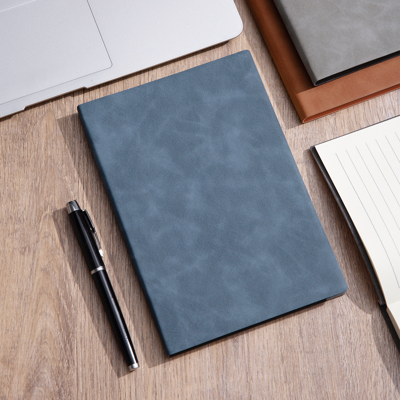 Notebook A5 soft cover notebook custom business office simple diary stationery wholesale notepad with logo printing