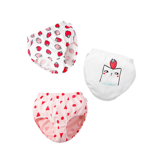 Girls' underwear cotton panties baby baby class A non-clip PP small underwear for small and medium-sized children girl briefs thin