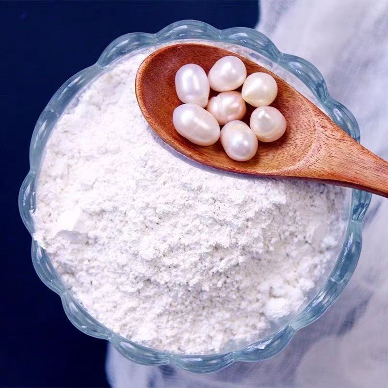 Qihou polvo de perlas genuino para aclarar el color de la piel, hidratar la piel y cuidar de la piel, micrón puro, fabricante de polvo de perlas de agua dulce