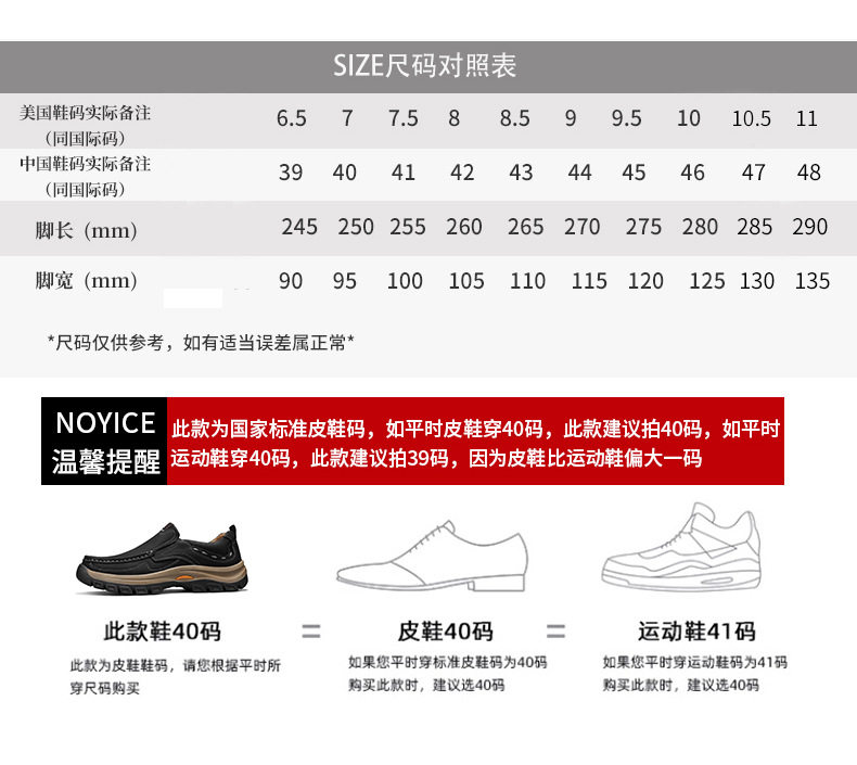 Giày lười nam đế dày da thoáng khí chống mài mòn cổ thấp gót 3 cm — Nâu sẫm, màu đen chi tiết 5