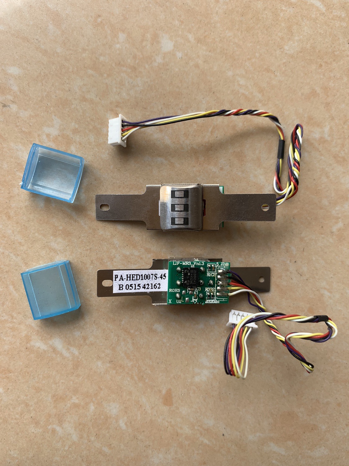 PA-HED1007S-45.39.13刷卡机磁头带电路板 读卡器磁头3条磁嘴全新