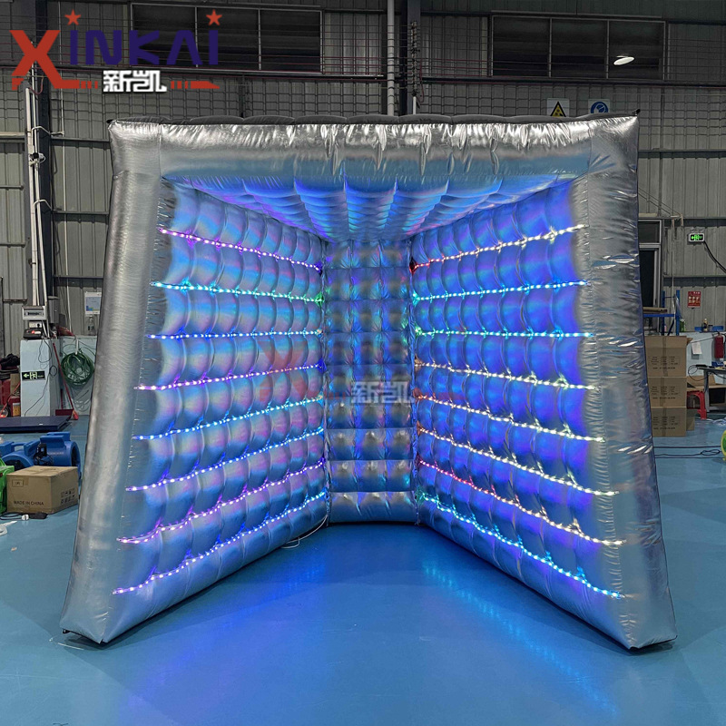 厂家直销充气V型简便牛津布材质照相亭  室内外活动摄影背景帐篷