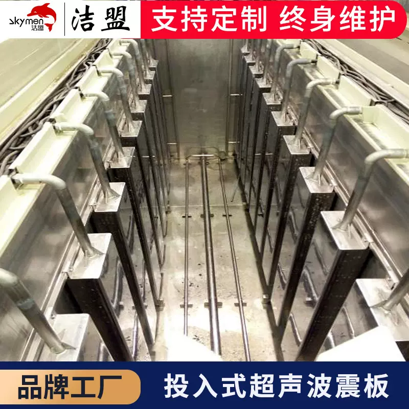 超声波振板投入式清洗机化工行业用洁盟超声波震板清洗设备厂家