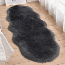 现代简约长毛绒地毯客厅地毯飘窗垫床边地垫茶几仿羊毛地毯批发