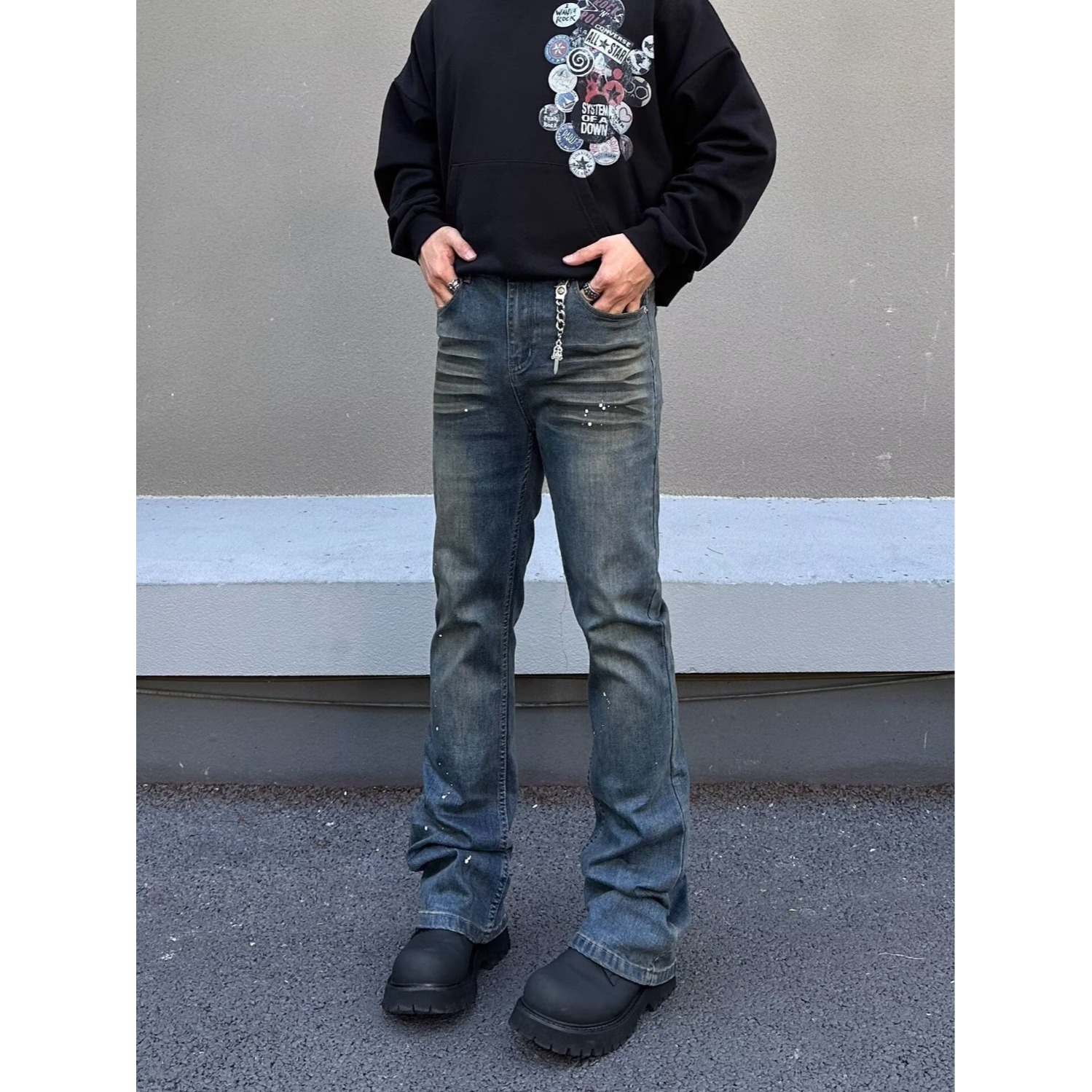 New Spring/Autumn High Quality Stretch Men's Jeans Straight Leg Slim Fit Retro Versatile Fashion Jeans_mkmklike.com