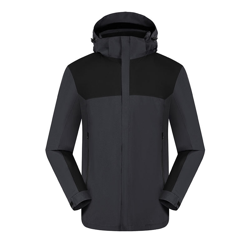 2024 Nueva ropa forrada de lana de una pieza de algodón acolchado al aire libre pareja chaqueta a prueba de viento overoles otoño e invierno cálido ropa de trabajo chaqueta