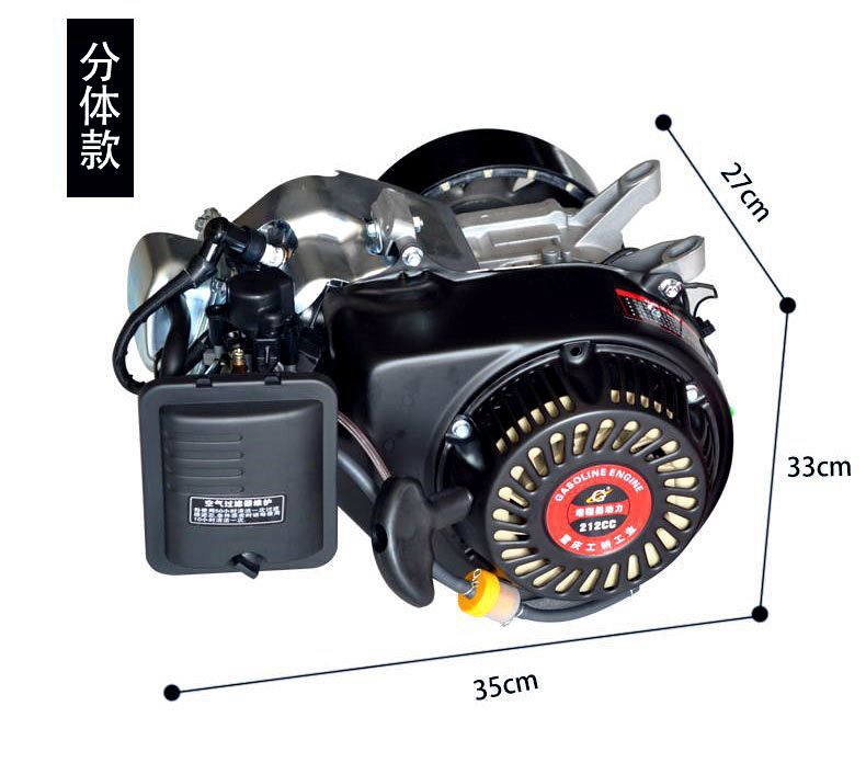 Electric Tricycle Range Extender Generator Gasoline Generator Running While Using 48V6072V Four-Wheel Electric Vehicle