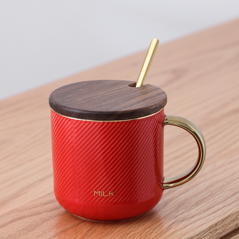 Tazas de cerámica chapadas en oro tazas de agua tazas creativas tazas de café de moda LOGO regalos al por mayor