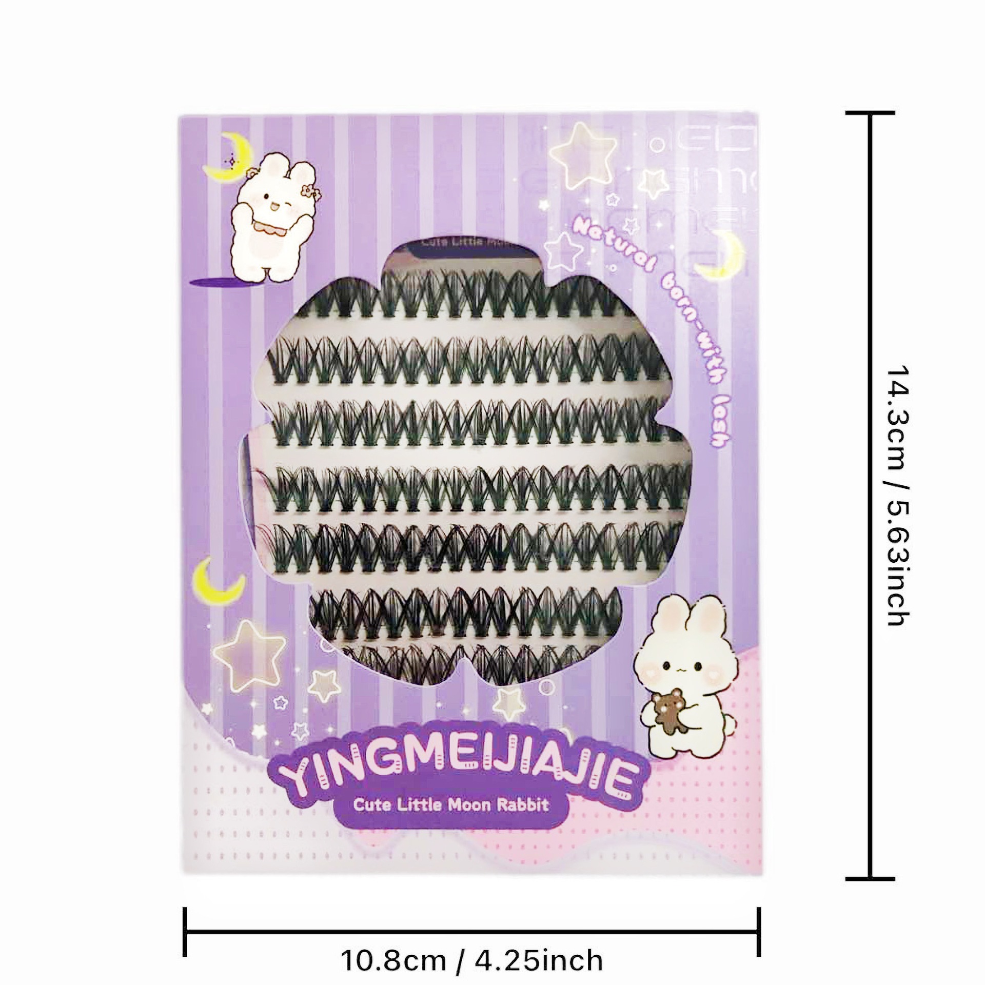 40D false eyelashes curl, cluster de pestañas densas, segmento de false eyelashes sin pegamento.