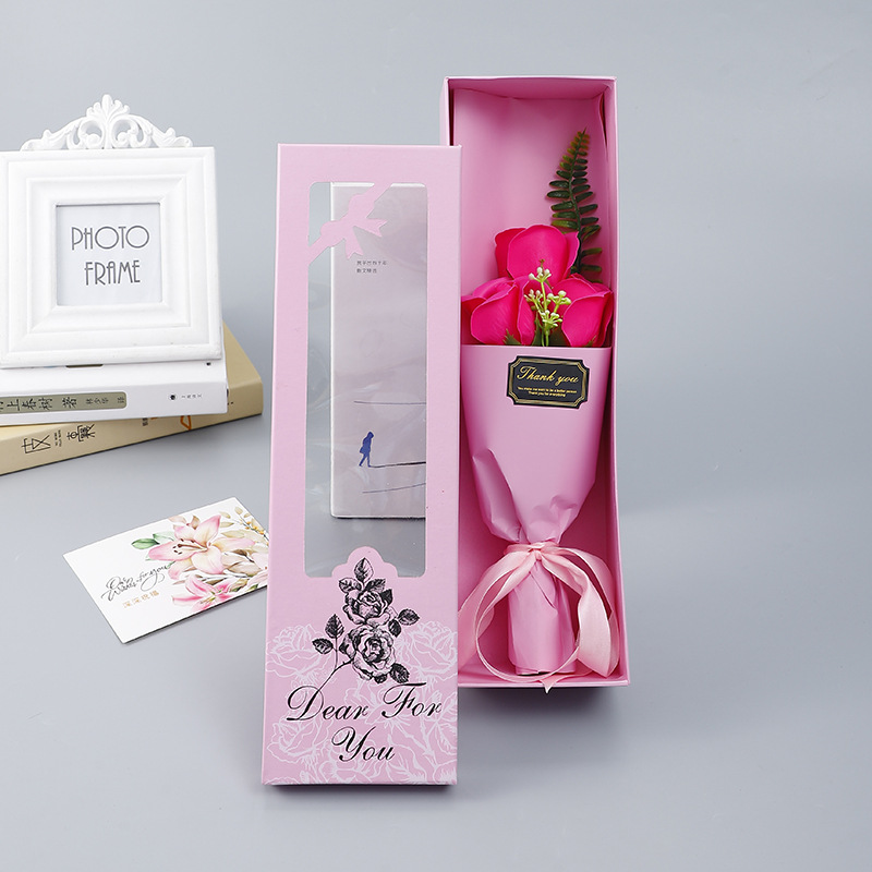 Sanba diosa Festival creativo Rosa jabón ramo caja de regalo para hombre novia regalo empresa actividad regalo