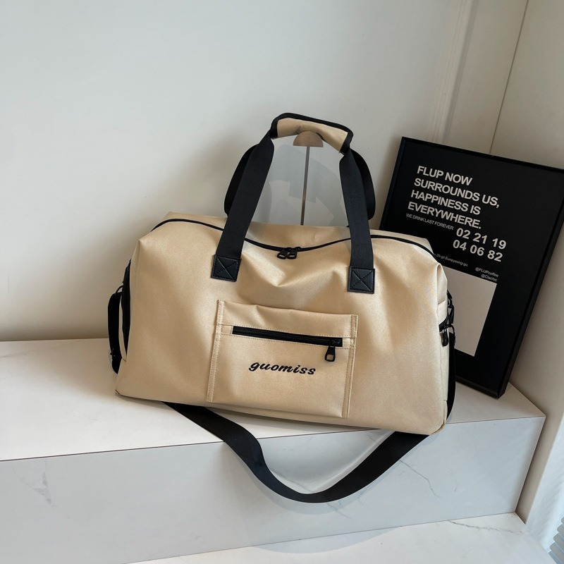 bolsa de viaje portátil de almacenamiento de descompresión separación seca y húmeda bolsa deportiva de acondicionamiento físico con barra de tracción ajustable