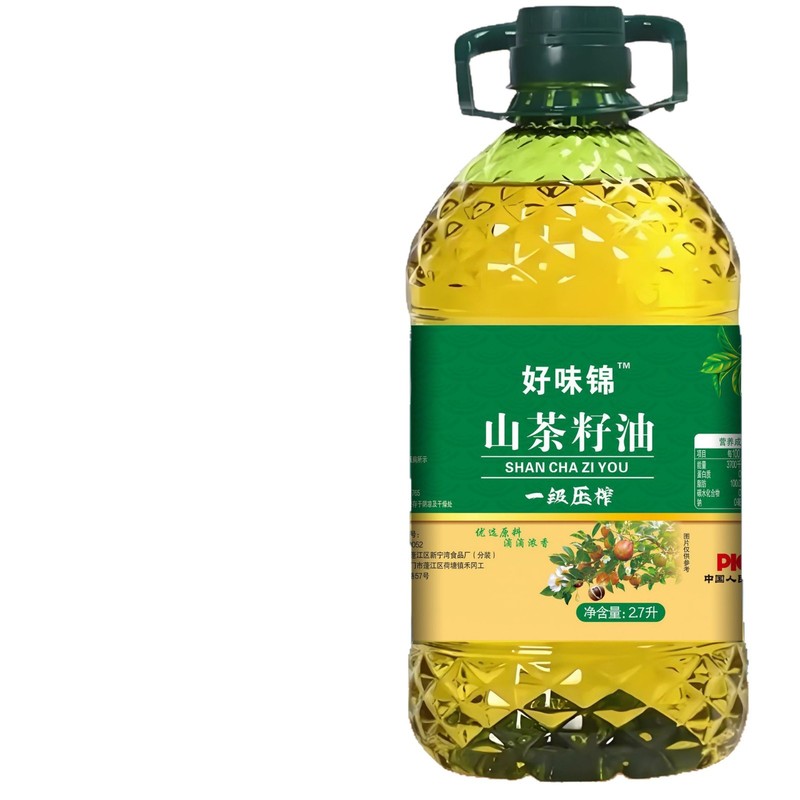 純粋な椿油 2.7リットル、最高級コールドプレス本物の椿種子油、ティーツリーと椿の花油、食用油圧搾椿油|undefined