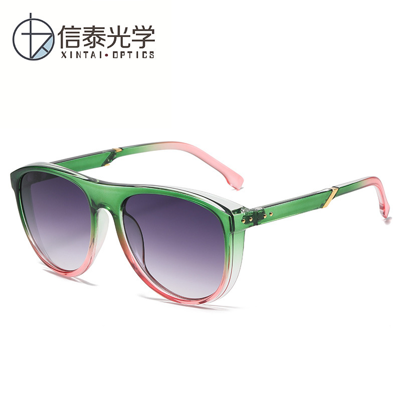 2022 new sunglasses mixed retro dazzling color trend all-match sunglasses unisex coated sunglasses