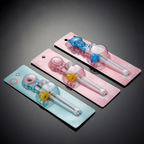 埃恩ABS婴幼儿学习筷卡通塑料宝宝训练筷儿童矫正练习筷子吃饭筷