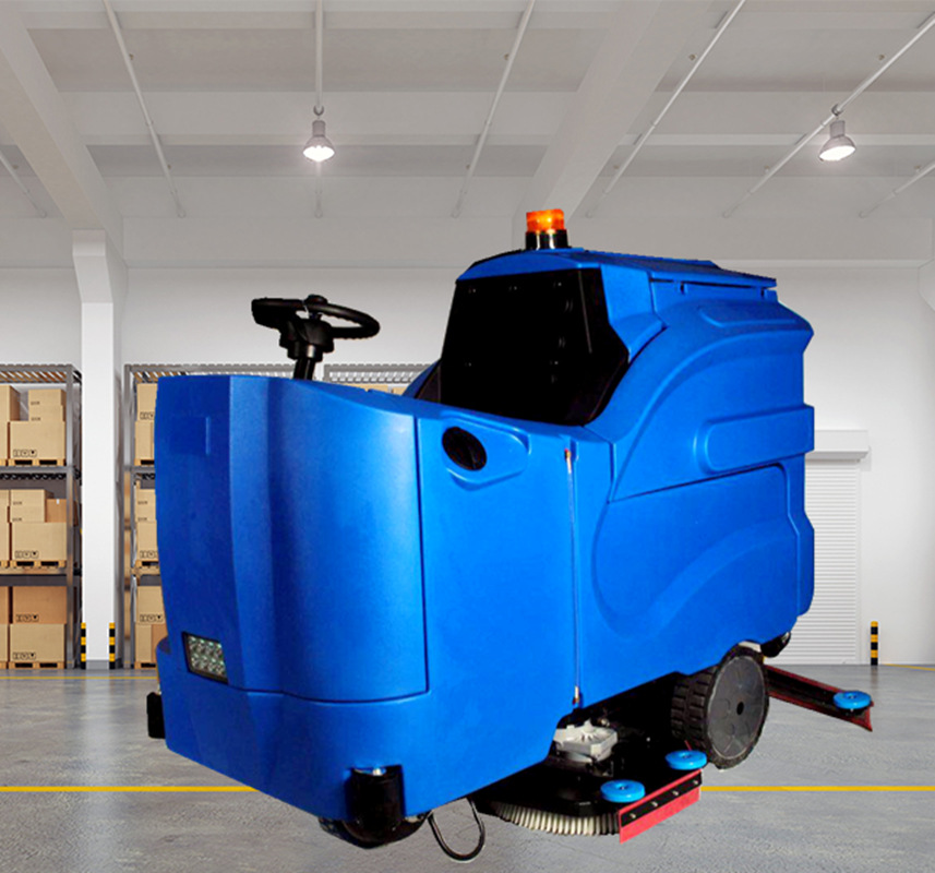 全自动驾驶式大型洗地机清污大容量大工厂仓库商场车站医院车库
