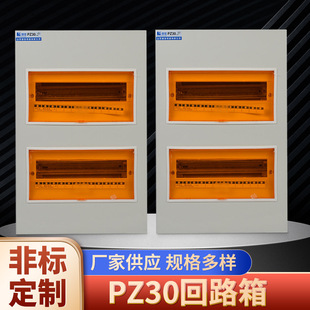 Distribution box circuit plastic waterproof concealed distribution box indoor switch box distribution box power distribution cabinet PZ30