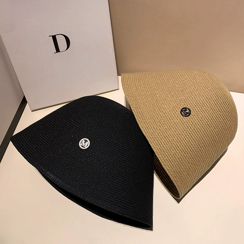 M стандарт сплошной цветной шапки для ведра для женщин летом