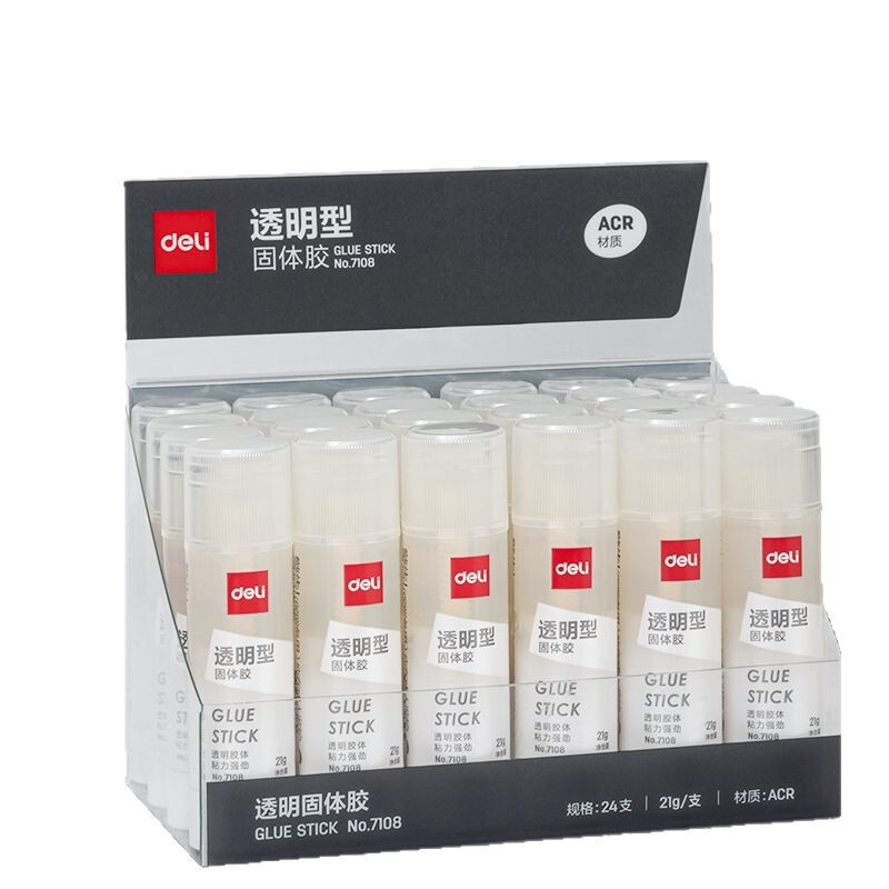 デリ 7106 固形接着剤スティック 高粘度 ホルムアルデヒドフリー 手作り接着剤スティック 小学生用 スティック接着剤 強力粘着スティック|undefined