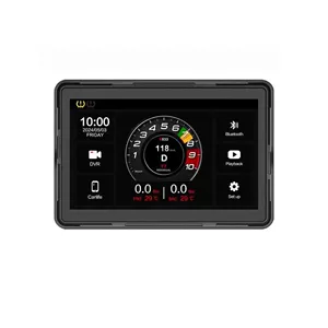 5 düym Motosiklet Qeydedicisi Carplay Huawei Hicar Android Simsiz 2K HD