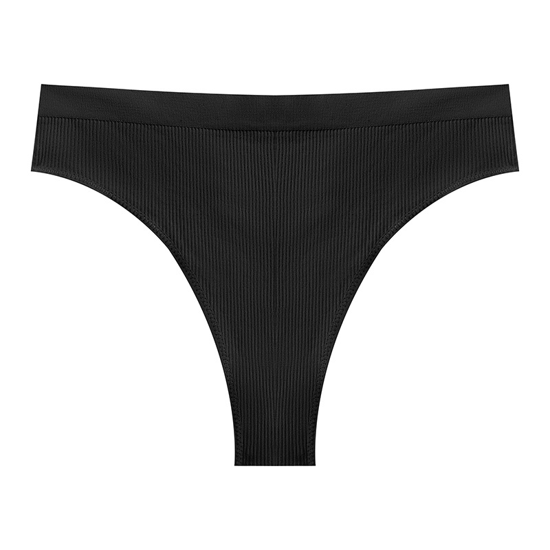 Sexy geribbelde T-vormige yogaslip in grote maten, Amerikaanse stijl, naadloos, comfortabel, huidvriendelijk, ademend, meisjesachtig model._voghion.com