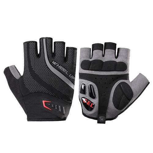 Wheelup fingerless cycling gloves for men and women, summer mountain bike bicycle single finger cycling gloves with anti-slip features
