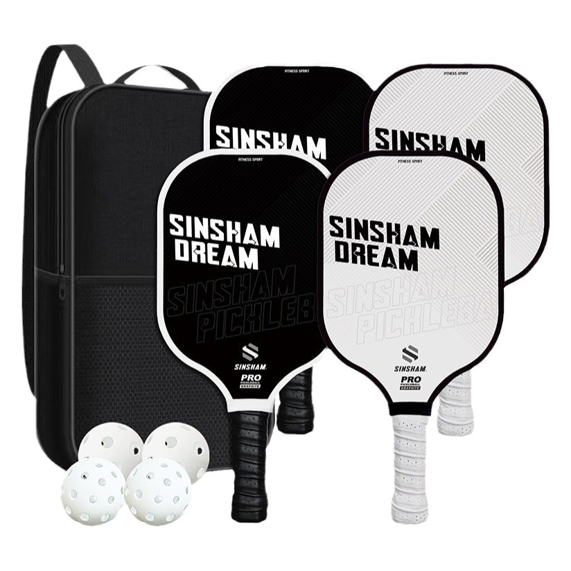 Carbon Fiber Sports Racket Personalized Letter Style Carbon Fiber Pickleball Paddle Pickleball Racket