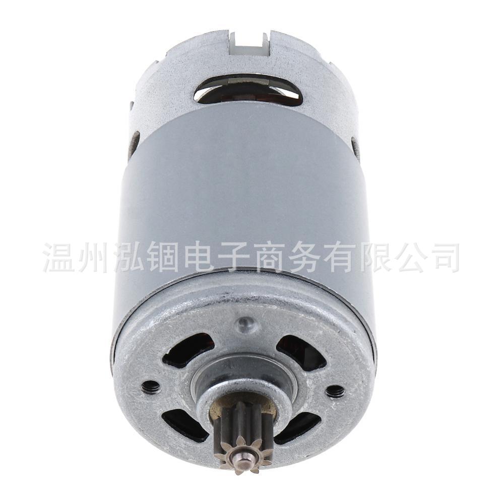 RS550直流电机10.8V 19500 RPM双速11齿和高扭矩齿轮箱电动螺丝刀