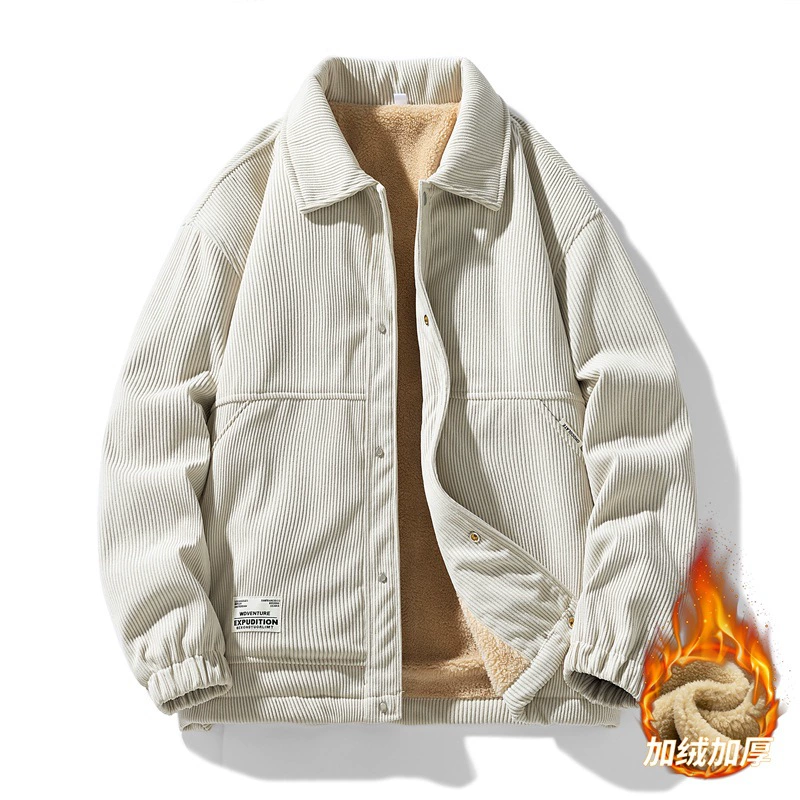 Demi-season trend warm fashionable jacket for leisure, Korean style