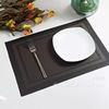 Double -frame PVC Teslin West Food Cushion Japanese -style European -style heat -insulation padded table mat, bowl pad