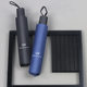 UV8 bone automatic umbrella reinforced black rubber sunscreen sun umbrella business sunny and rainy dual-use folding umbrella umbrella wholesale